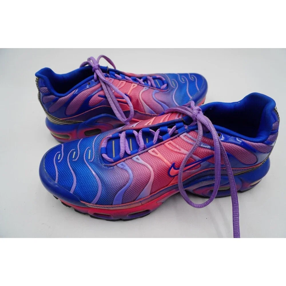 Nike Air Max Plus GS ‘Sunset Pulse’ Cotton Candy Fade Blue Pink CT0962-400 Sz 7y